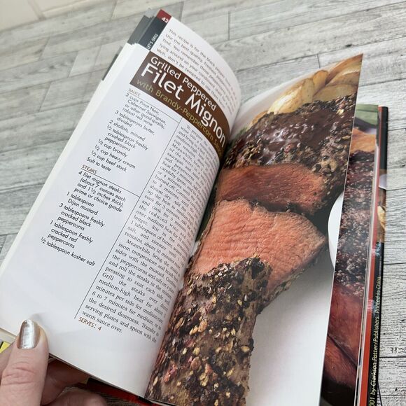 Omaha Steaks - Let's‎ Grill Hardcover Cookbook - by Simon & Harrisson BBQ - Picture 2 of 16